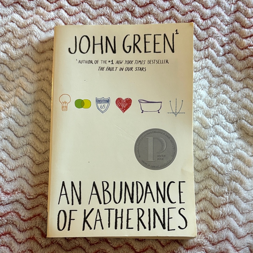 An Abundance of Katherines by John Green - Cream Cover Paperback